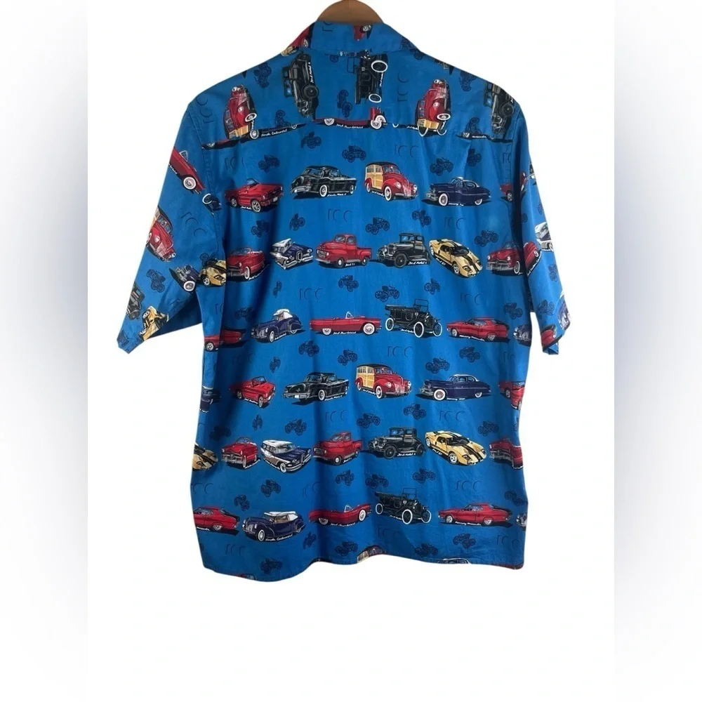 Vintage Reyn Spooner Ford Cars Centennial Buttondown Short Sleeve Shirt Size L - Picture 2 of 5